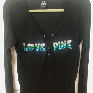 VS LOVE PINK Long-Sleeved Tee